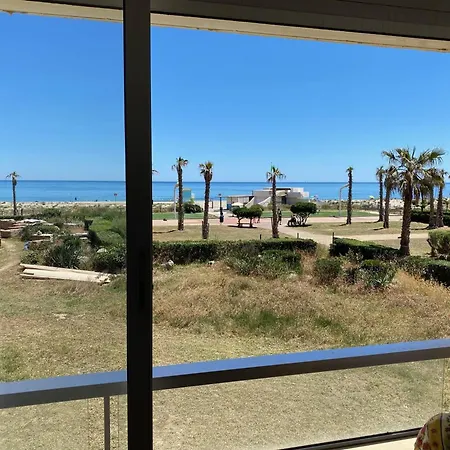 T2 4 Pers A Le Barcares, Face Mer, Parking Prive - Fr-1-81-640 Lejlighed Le Barcarès