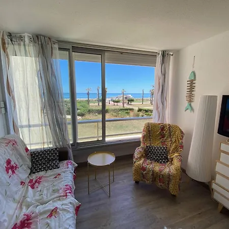 T2 4 Pers A Le Barcares, Face Mer, Parking Prive - Fr-1-81-640 *