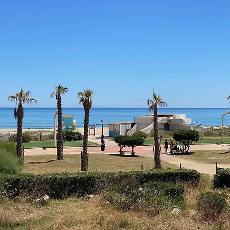 T2 4 Pers A Le Barcares, Face Mer, Parking Prive - Fr-1-81-640