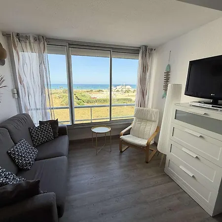 T2 4 Pers à Le Barcarès, Face Mer, Parking Privé - Fr-1-81-640 Appartamento *